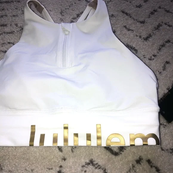 Lululemon Energy Bra Zip Special Edition - White - Picture 5 of 7